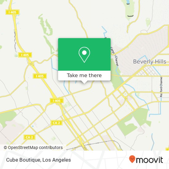 Cube Boutique, Manning Ave Los Angeles, CA 90024 map