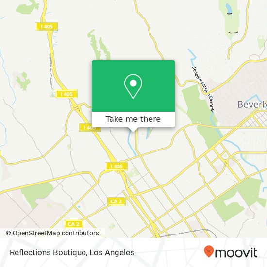 Mapa de Reflections Boutique, 200 UCLA Medical Plz Los Angeles, CA 90095