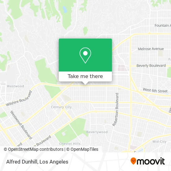 Alfred Dunhill map