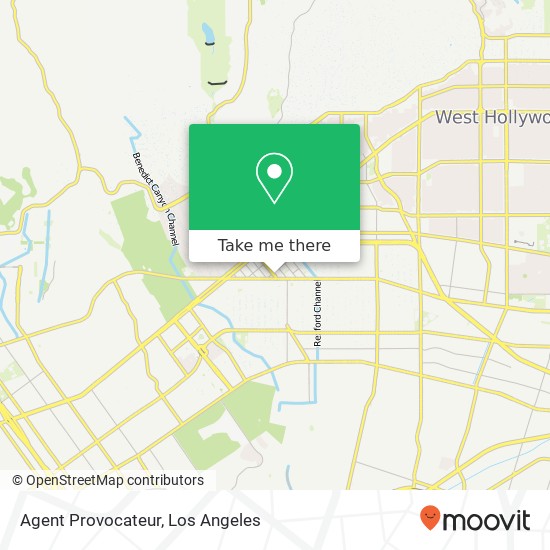 Mapa de Agent Provocateur, 242 N Rodeo Dr Beverly Hills, CA 90210