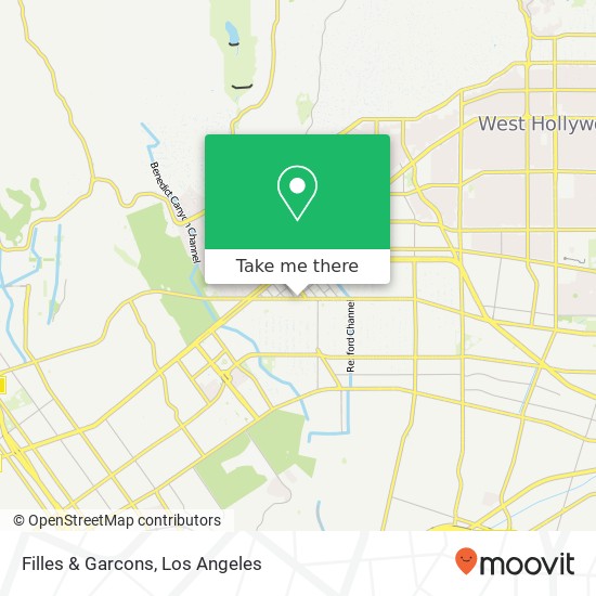 Mapa de Filles & Garcons, 9564 Dayton Way Beverly Hills, CA 90210