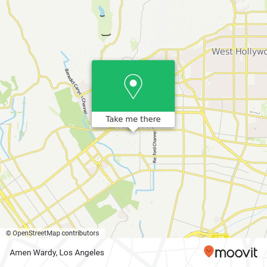 Mapa de Amen Wardy, 131 S Rodeo Dr Beverly Hills, CA 90212