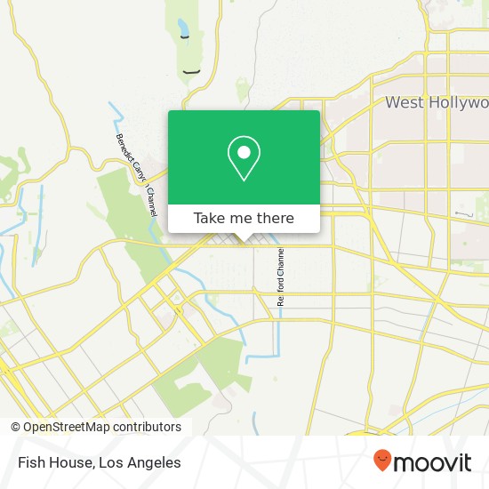 Mapa de Fish House, 206 N Rodeo Dr Beverly Hills, CA 90210