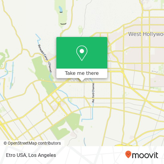 Mapa de Etro USA, 9501 Wilshire Blvd Beverly Hills, CA 90212
