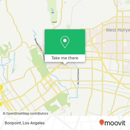 Mapa de Bonpoint, 9521 Brighton Way Beverly Hills, CA 90210