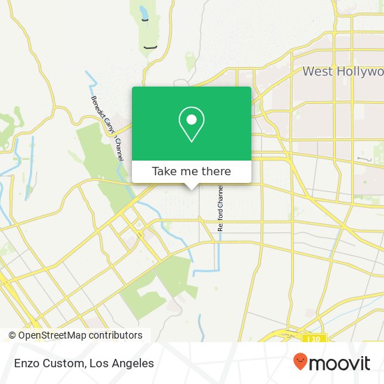 Mapa de Enzo Custom, 150 S Rodeo Dr Beverly Hills, CA 90212