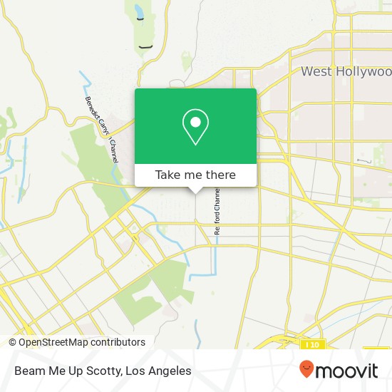 Mapa de Beam Me Up Scotty, 170 S Beverly Dr Beverly Hills, CA 90212