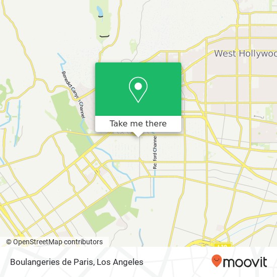 Mapa de Boulangeries de Paris, 139 S Beverly Dr Beverly Hills, CA 90212