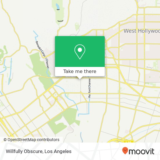 Mapa de Willfully Obscure, 139 S Beverly Dr Beverly Hills, CA 90212