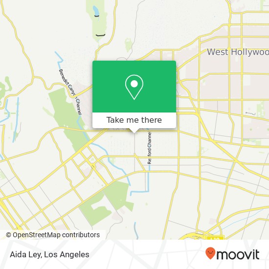 Mapa de Aida Ley, 139 S Beverly Dr Beverly Hills, CA 90212