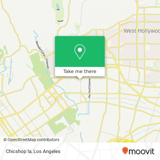 Mapa de Chicshop la, 139 S Beverly Dr Beverly Hills, CA 90212