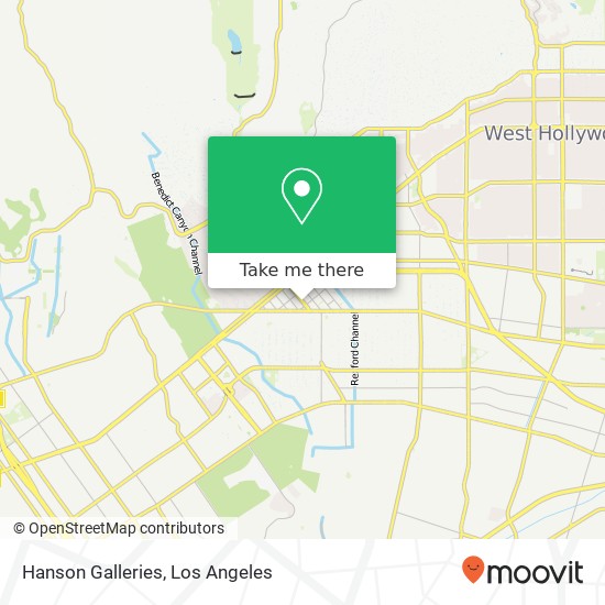 Mapa de Hanson Galleries, 323 N Rodeo Dr Beverly Hills, CA 90210