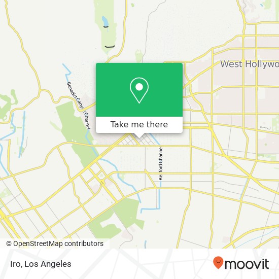 Mapa de Iro, 325 N Beverly Dr Beverly Hills, CA 90210