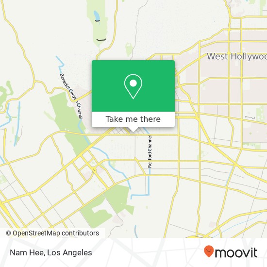 Mapa de Nam Hee, 233 N Beverly Dr Beverly Hills, CA 90210