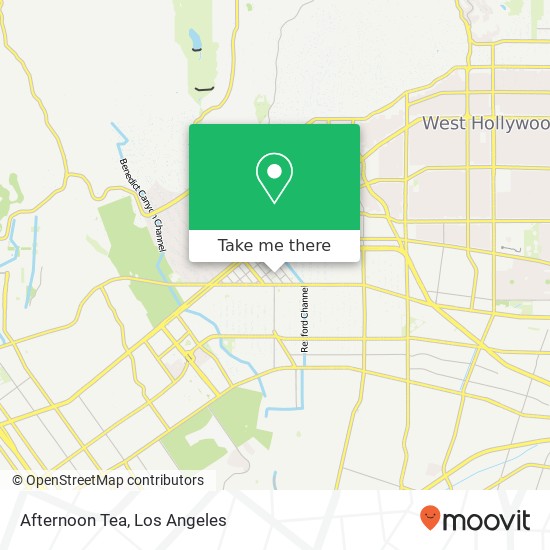 Mapa de Afternoon Tea, 225 N Canon Dr Beverly Hills, CA 90210