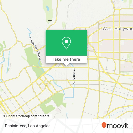 Mapa de Paninioteca, N Beverly Dr Beverly Hills, CA 90210