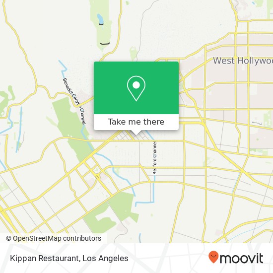 Mapa de Kippan Restaurant, 260 N Beverly Dr Beverly Hills, CA 90210