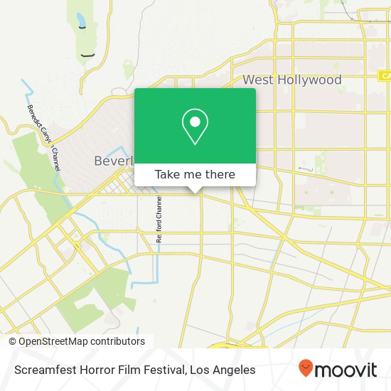 Screamfest Horror Film Festival map