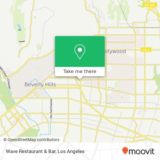 Wave Restaurant & Bar, 8500 Beverly Blvd Los Angeles, CA 90048 map