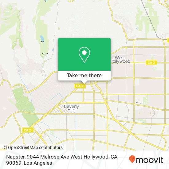 Napster, 9044 Melrose Ave West Hollywood, CA 90069 map