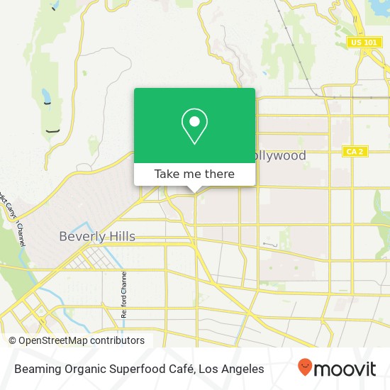 Beaming Organic Superfood Café, 605 N La Cienega Blvd West Hollywood, CA 90069 map