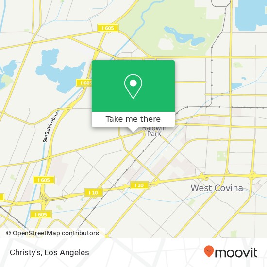 Mapa de Christy's, 14003 Ramona Blvd Baldwin Park, CA 91706