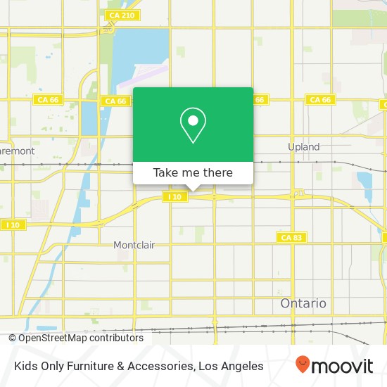 Kids Only Furniture & Accessories, 1348 W 7th St Upland, CA 91786 map