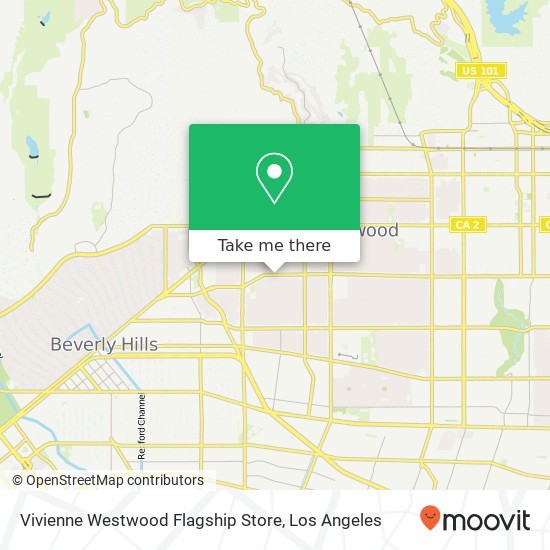 Mapa de Vivienne Westwood Flagship Store, 8320 Melrose Ave West Hollywood, CA 90069