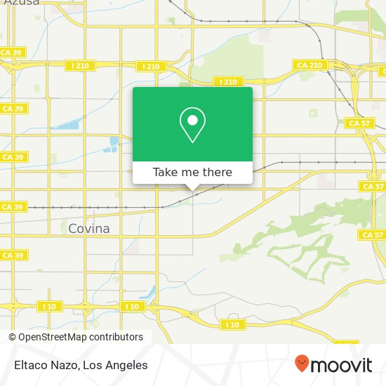 Mapa de Eltaco Nazo, 832 N Glendora Ave Covina, CA 91724