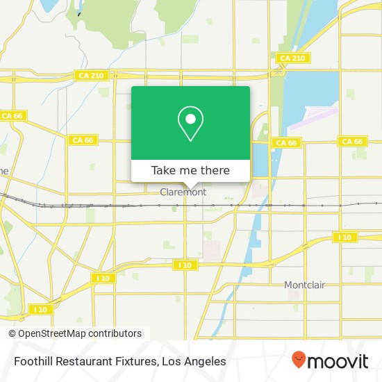 Foothill Restaurant Fixtures, 324 Yale Ave Claremont, CA 91711 map