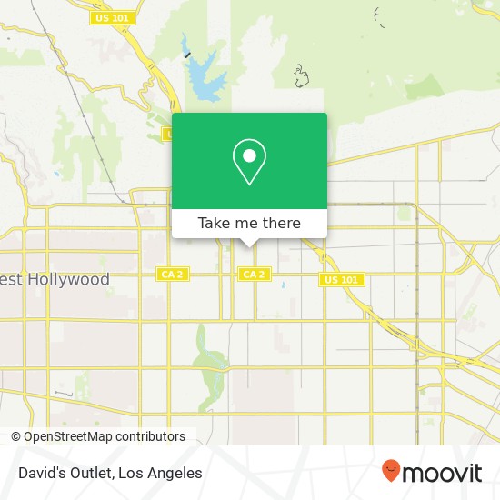 David's Outlet, 6129 Fountain Ave Los Angeles, CA 90028 map