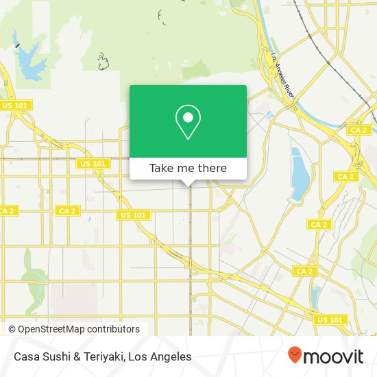 Casa Sushi & Teriyaki, 4710 Fountain Ave Los Angeles, CA 90029 map