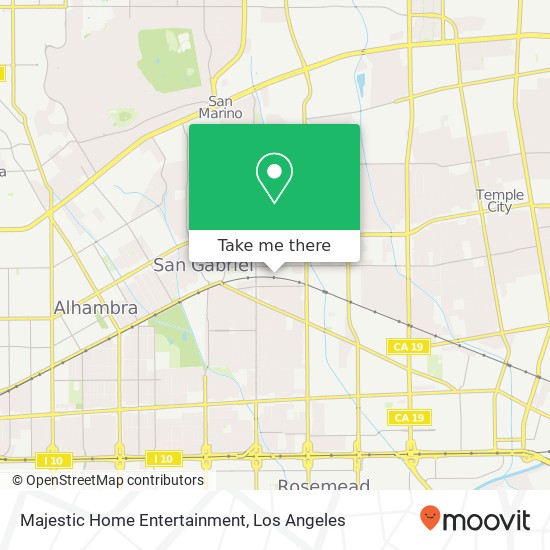 Majestic Home Entertainment, 312 Agostino Rd San Gabriel, CA 91776 map