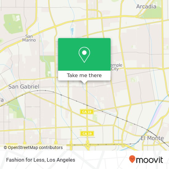 Fashion for Less, 5557 Rosemead Blvd Temple City, CA 91780 map