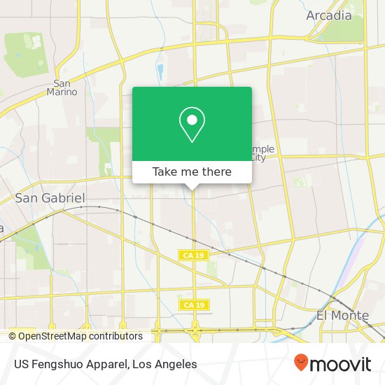 US Fengshuo Apparel, 5551 Rosemead Blvd Temple City, CA 91780 map