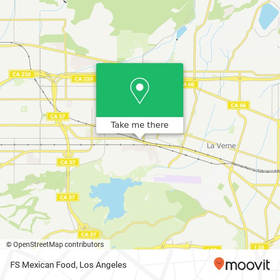 FS Mexican Food, Arrow Hwy La Verne, CA 91750 map