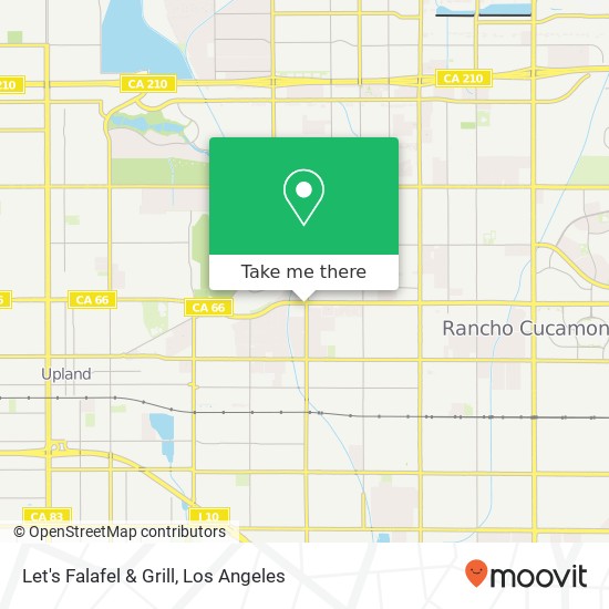 Let's Falafel & Grill, 8875 Foothill Blvd Rancho Cucamonga, CA 91730 map