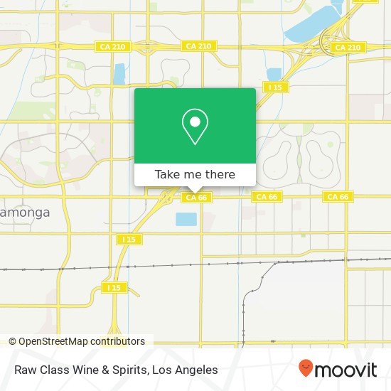 Raw Class Wine & Spirits map