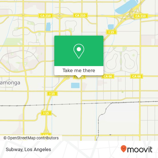 Subway, 12839 Foothill Blvd Rancho Cucamonga, CA 91739 map