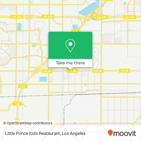 Little Prince Kids Reataurant, Foothill Blvd Fontana, CA 92335 map