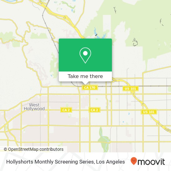 Mapa de Hollyshorts Monthly Screening Series
