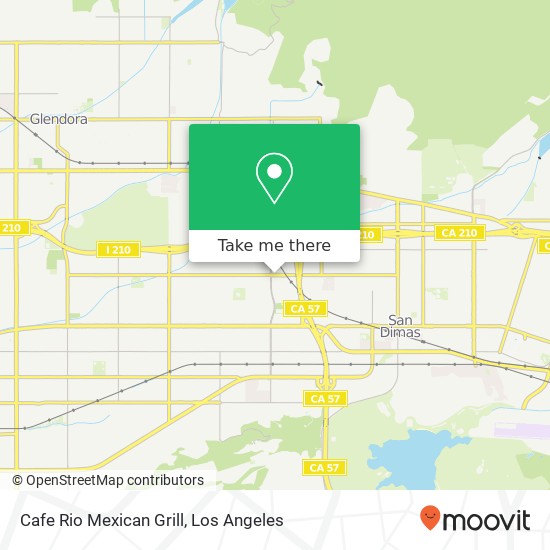 Cafe Rio Mexican Grill, 1042 W Gladstone St San Dimas, CA 91773 map