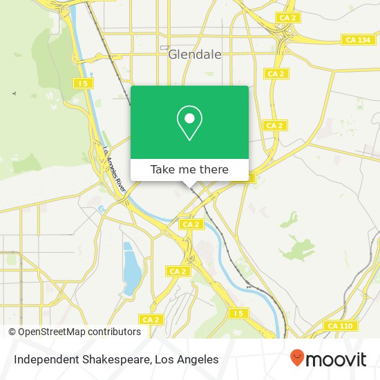 Independent Shakespeare map