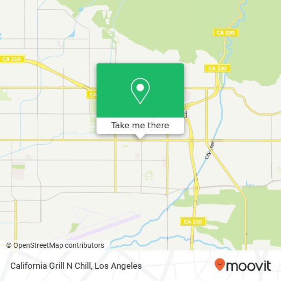 Mapa de California Grill N Chill, 26897 Baseline St Highland, CA 92346