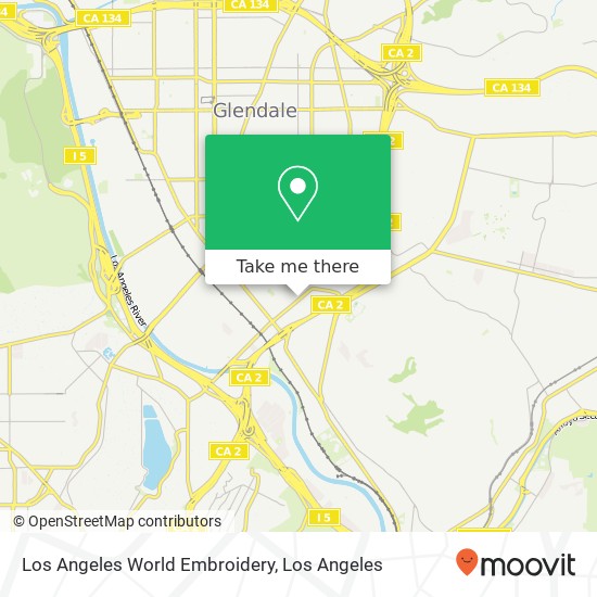 Mapa de Los Angeles World Embroidery, 3283 Fletcher Dr Los Angeles, CA 90065