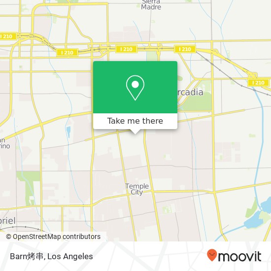 Mapa de Barn烤串, 815 W Naomi Ave Arcadia, CA 91007