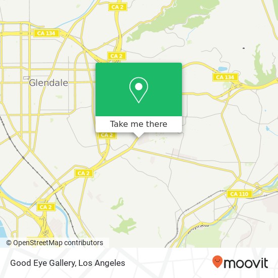 Mapa de Good Eye Gallery, 4538 Eagle Rock Blvd Los Angeles, CA 90041