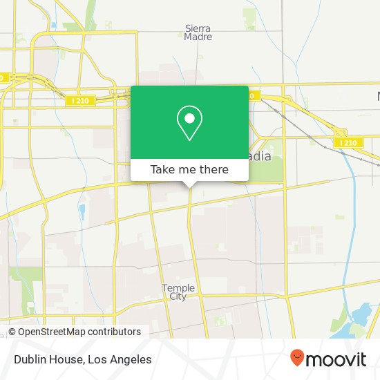 Mapa de Dublin House, 921 S Baldwin Ave Arcadia, CA 91007