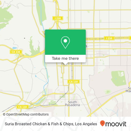 Suria Broasted Chicken & Fish & Chips, 123 W California Blvd Pasadena, CA 91105 map