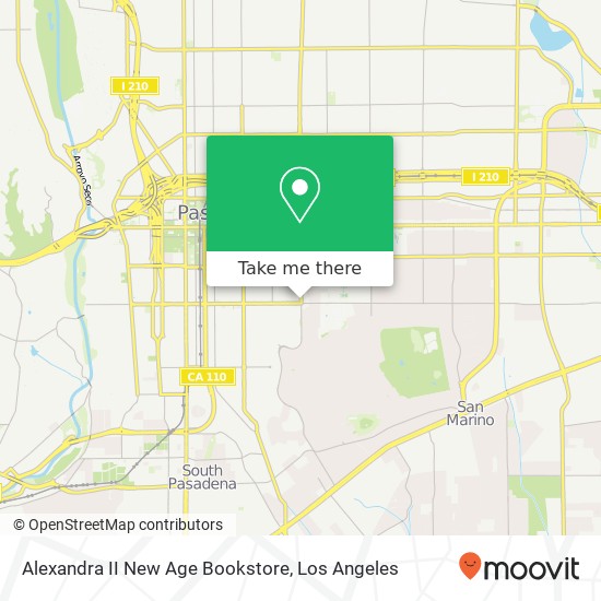 Alexandra II New Age Bookstore map